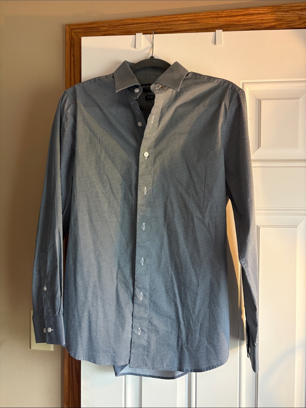 Men's Long-Sleeve Dress Shirt - Blue
